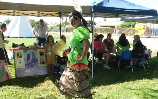 a person holding a sign