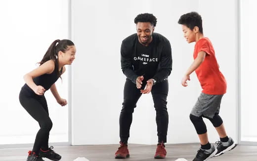 a group of people dancing