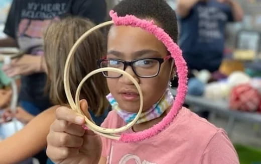 a person wearing glasses