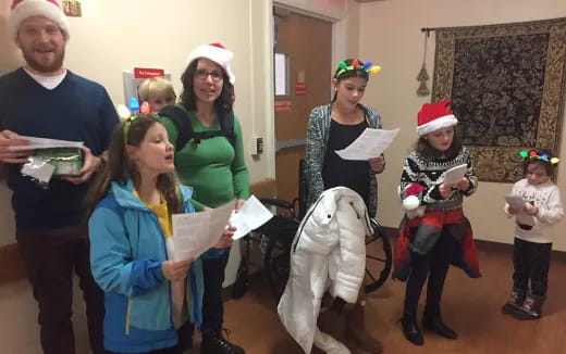 a group of people in clothing