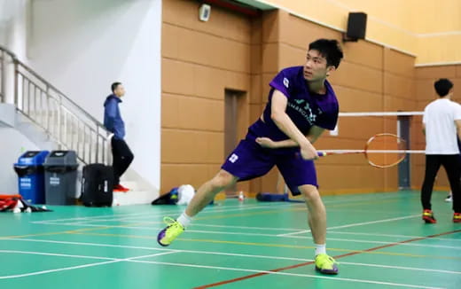 a person playing tennis