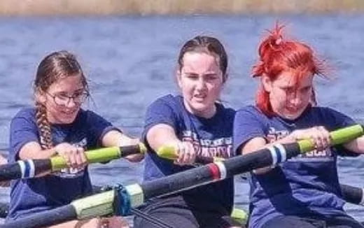 a group of people on a boat