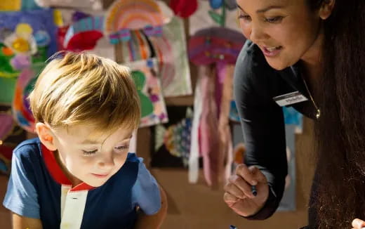 a person and a child