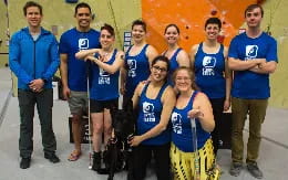 a group of people posing for a photo