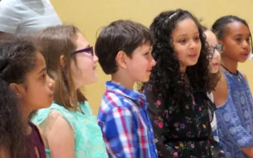 a group of people standing together