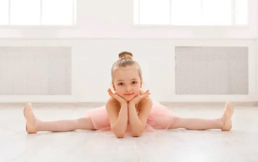 a baby lying on its back