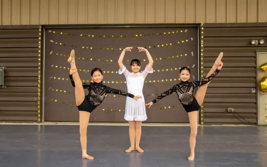 a group of women dancing