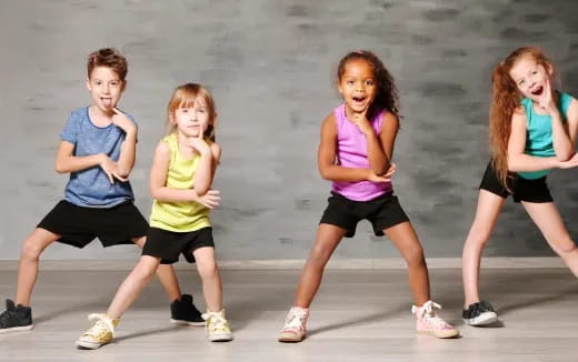 a group of girls on ice