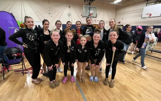 a group of people posing for a photo