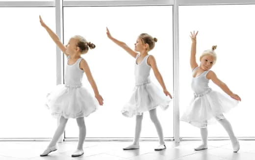 a group of girls dancing