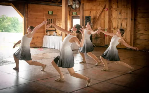a group of women dancing