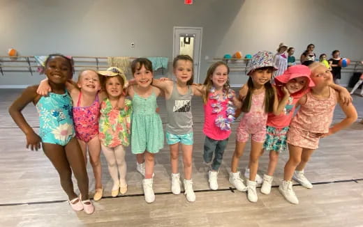 a group of children posing for a photo