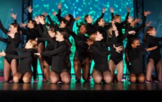 a group of women dancing