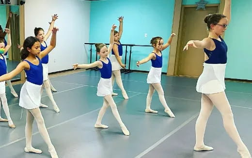 a group of women dancing