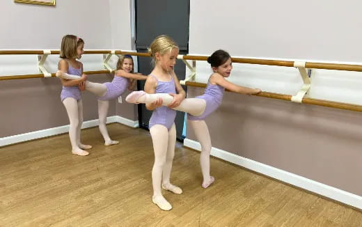 a group of girls in a room