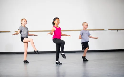 a group of people dancing
