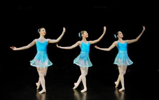 a group of women dancing