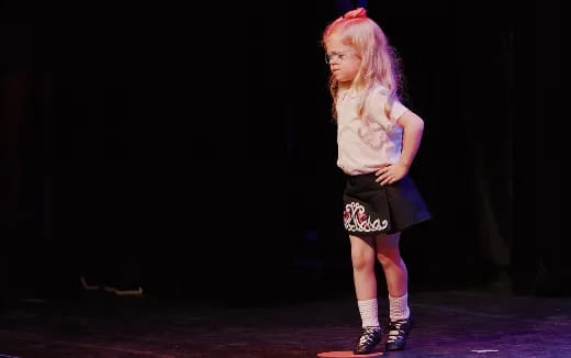 a person wearing a garment