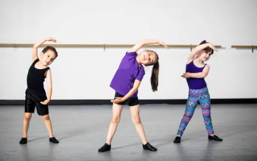 a group of people dancing