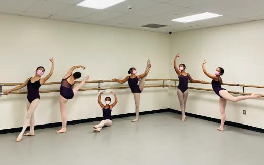 a group of women dancing