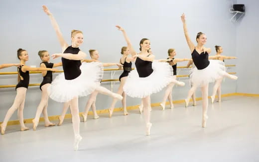a group of women dancing