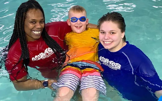 a group of people posing for the camera