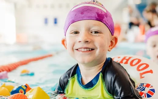 a boy wearing a hat