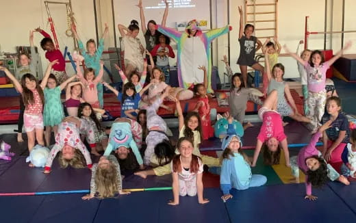 a group of children in a circle