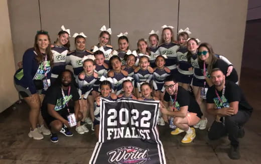 a group of people posing for a photo