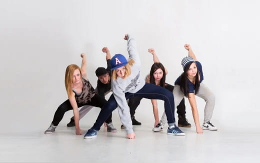 a group of people posing for a photo