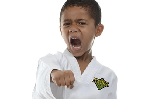 a child with his mouth open