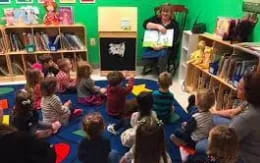 a person teaching a class