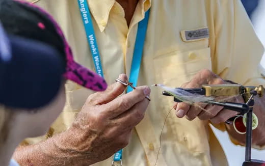 a person receiving an injection