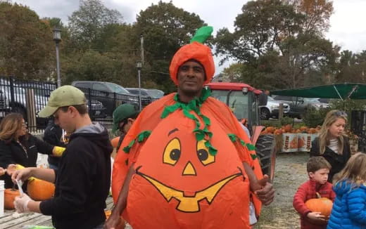 a person in a garment