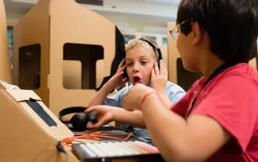 a person talking on the phone