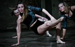 a group of women dancing