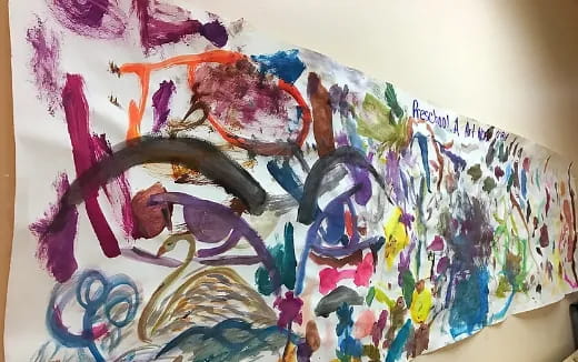 a painting of a person