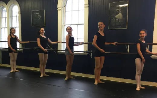 a group of women dancing