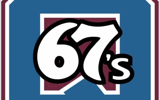 a red and white sign