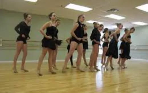 a group of women dancing