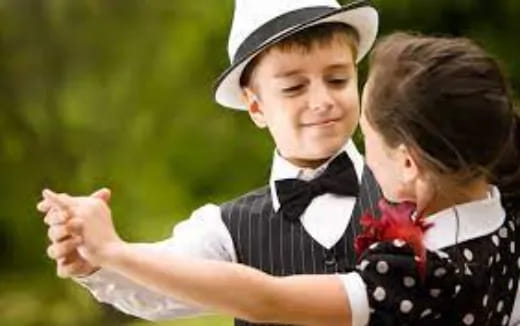 a man and woman kissing