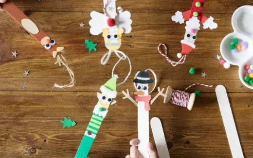 a group of toys on a table