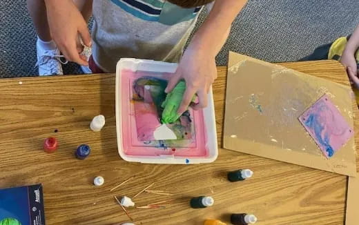 a person playing a game