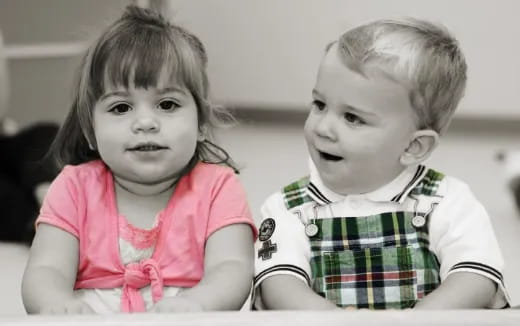 a couple of children