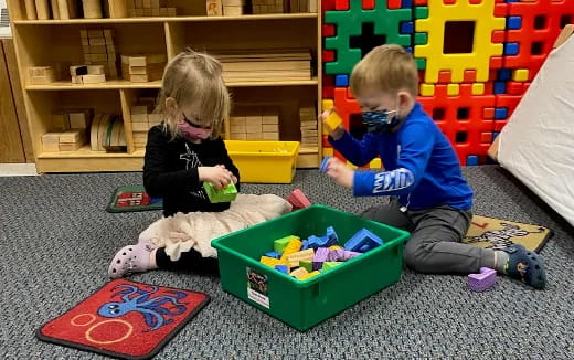 children playing with toys