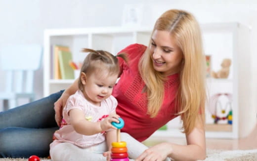 a person and a child