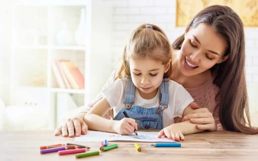 a person and a child