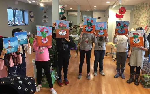 a group of people wearing clothing