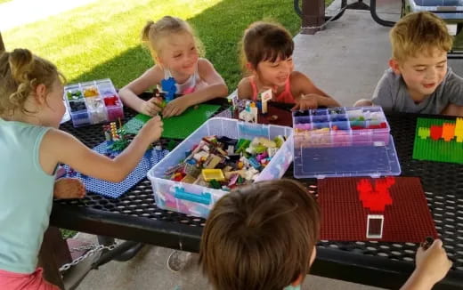 children playing with toys