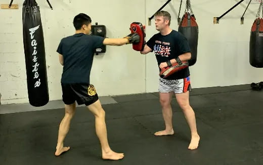 two men in boxing gloves